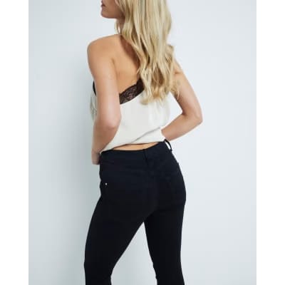 Petite Black Mid Rise Sculpt Molly Jeggings