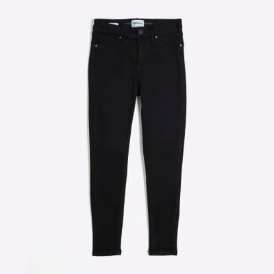 Petite Black Mid Rise Sculpt Molly Jeggings