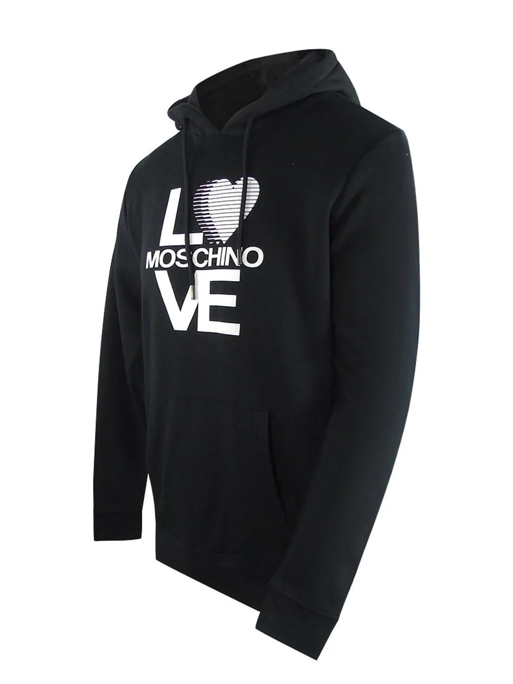 Love Moschino Iconic Bold Logo Black Hoodie