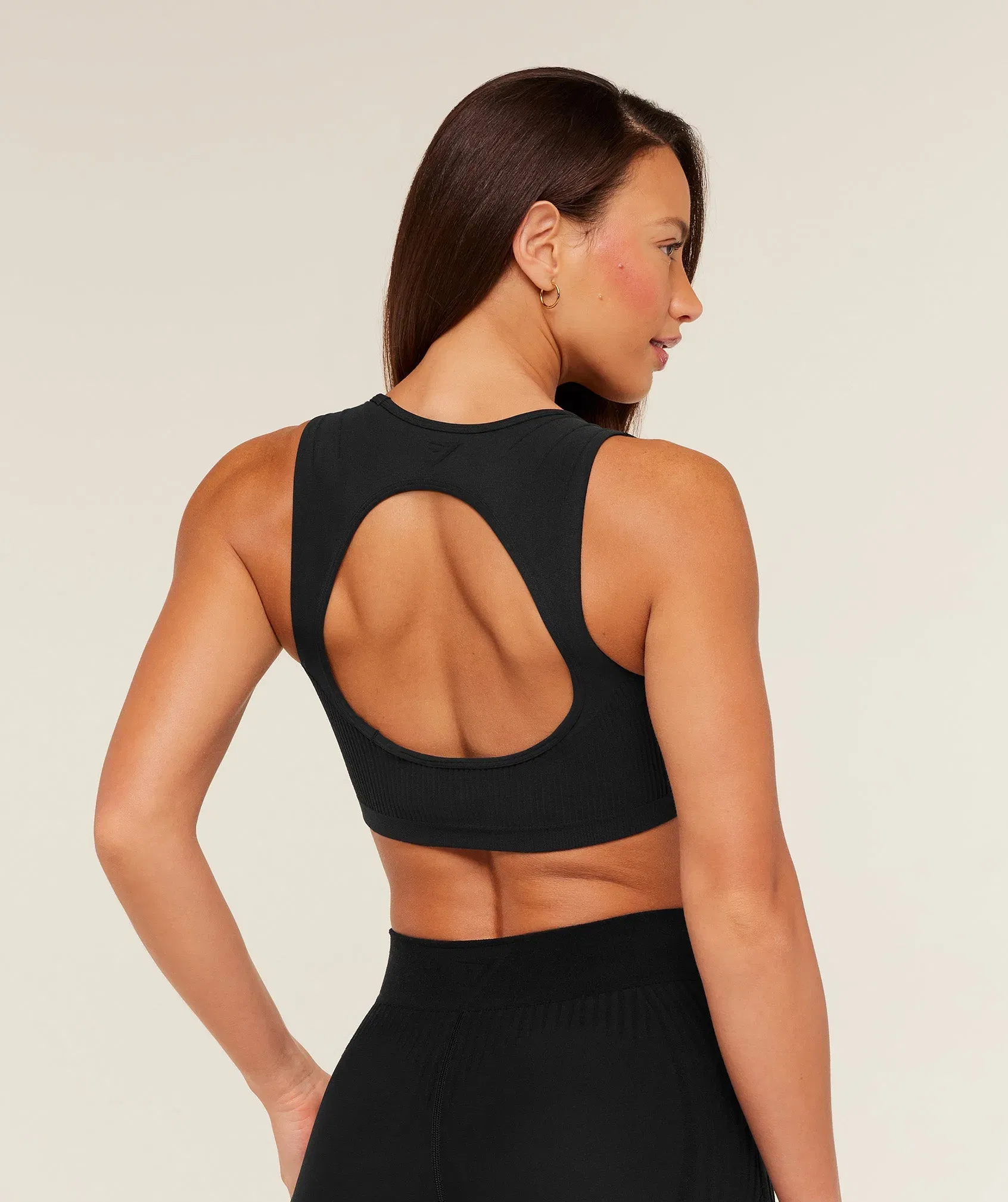 Gymshark Luxe Light Support Sports Bra - GS Black