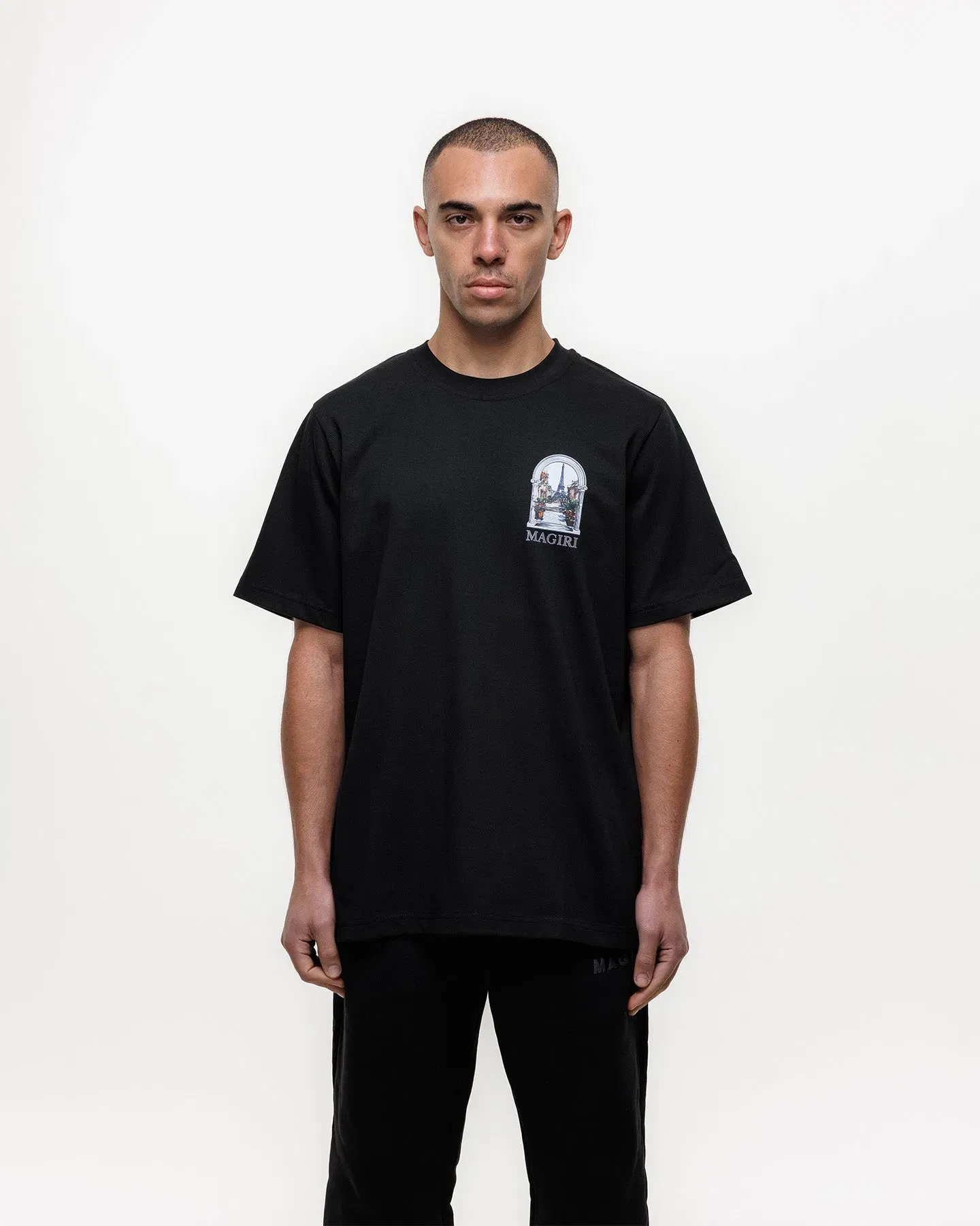 Magiri Archway Printed T-Shirt in Black