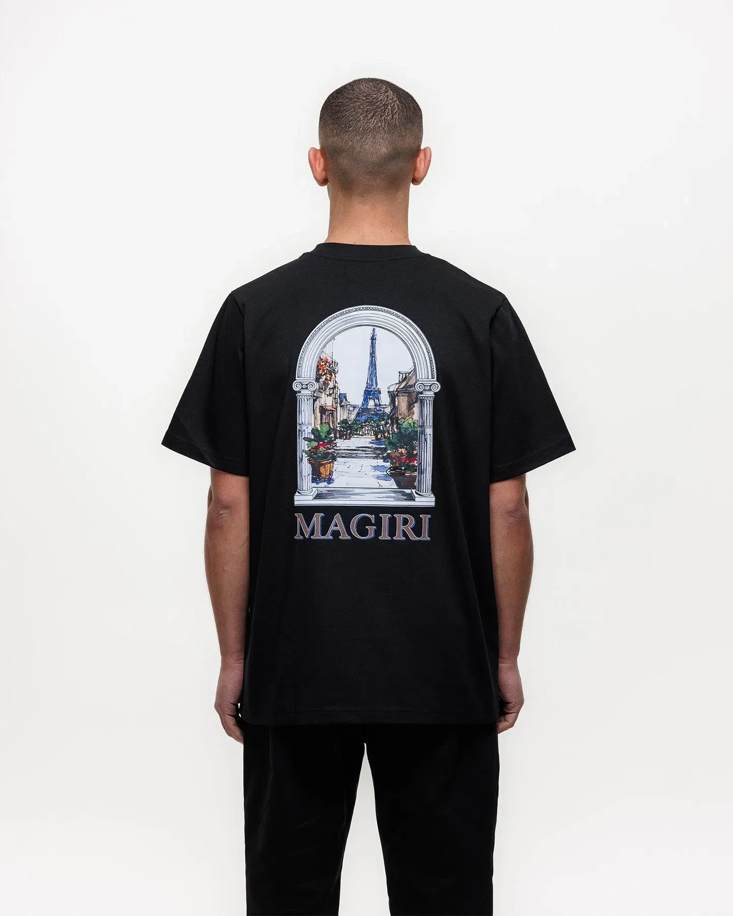 Magiri Archway Printed T-Shirt in Black