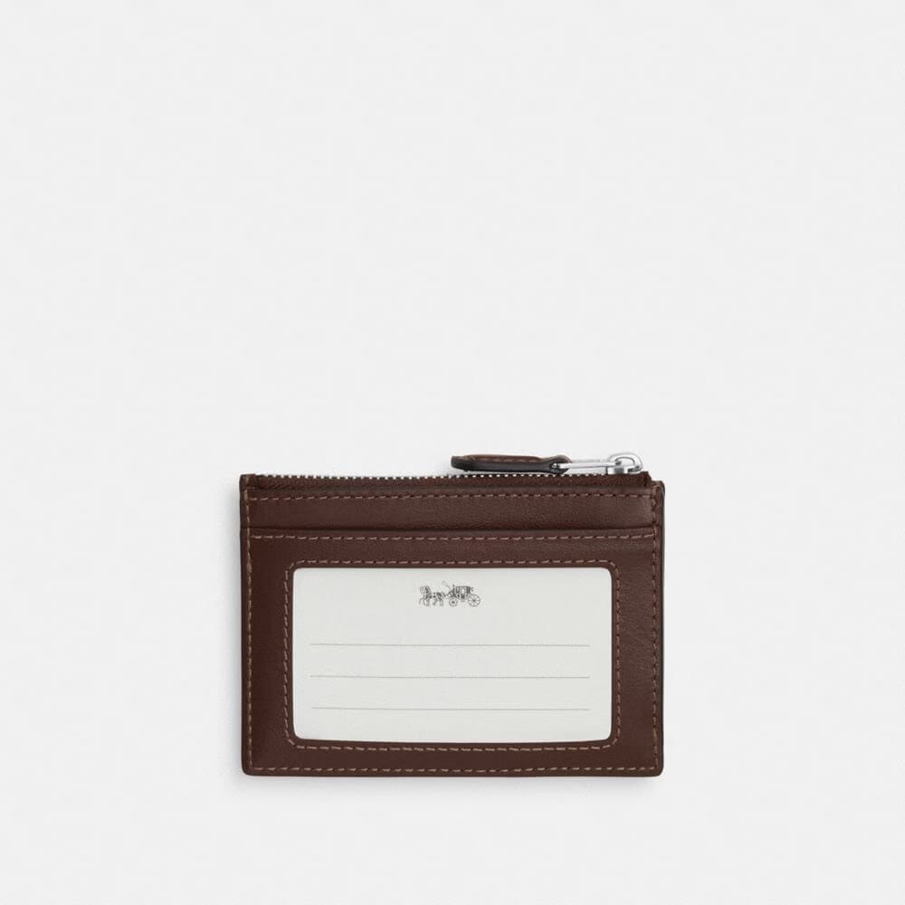 Mini Skinny Id Case In Signature Jacquard
