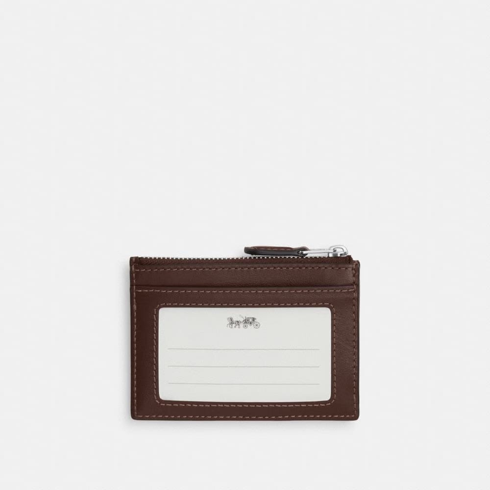 Mini Skinny Id Case In Signature Jacquard