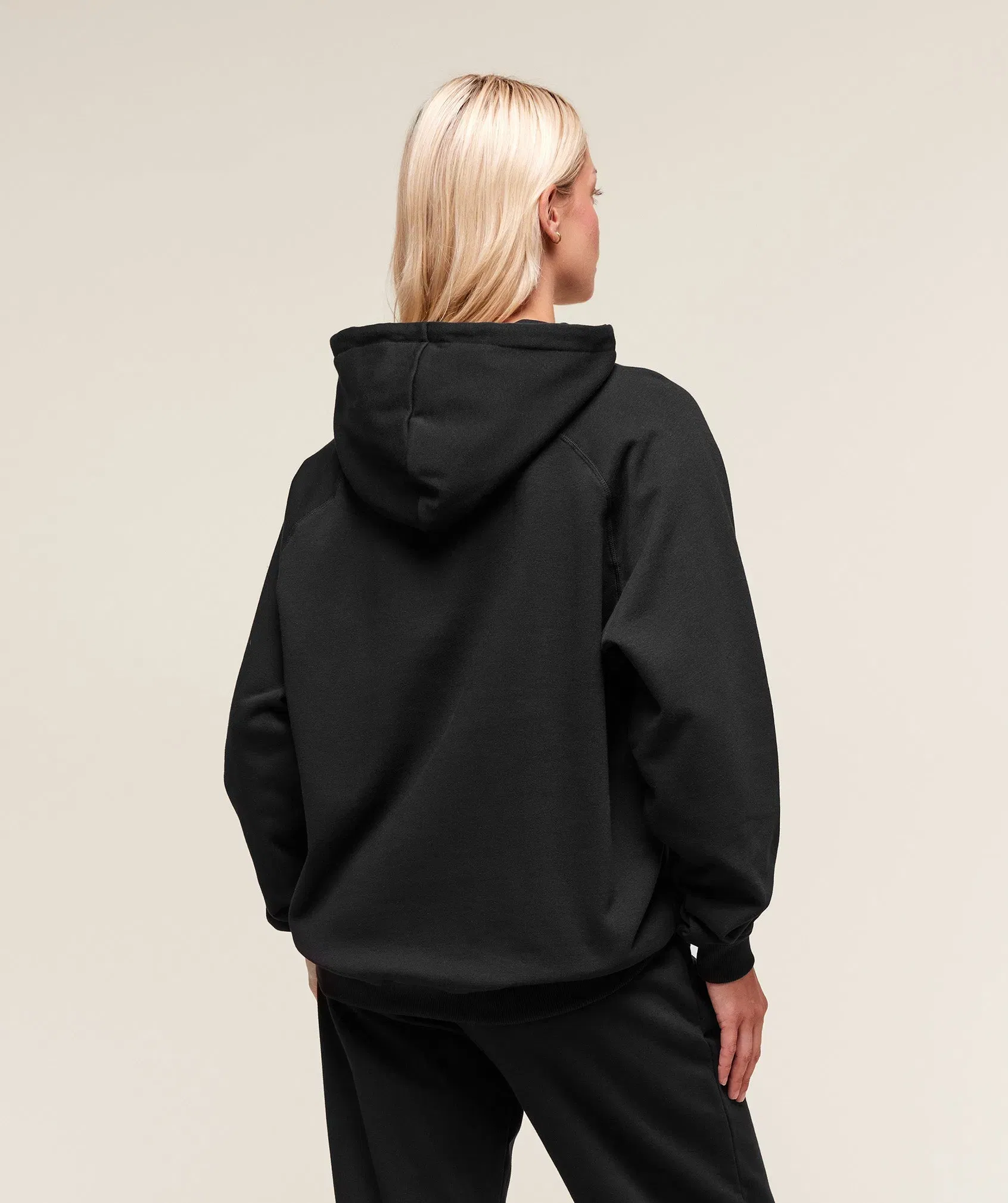Gymshark Training Oversized Fleece Hoodie - Black