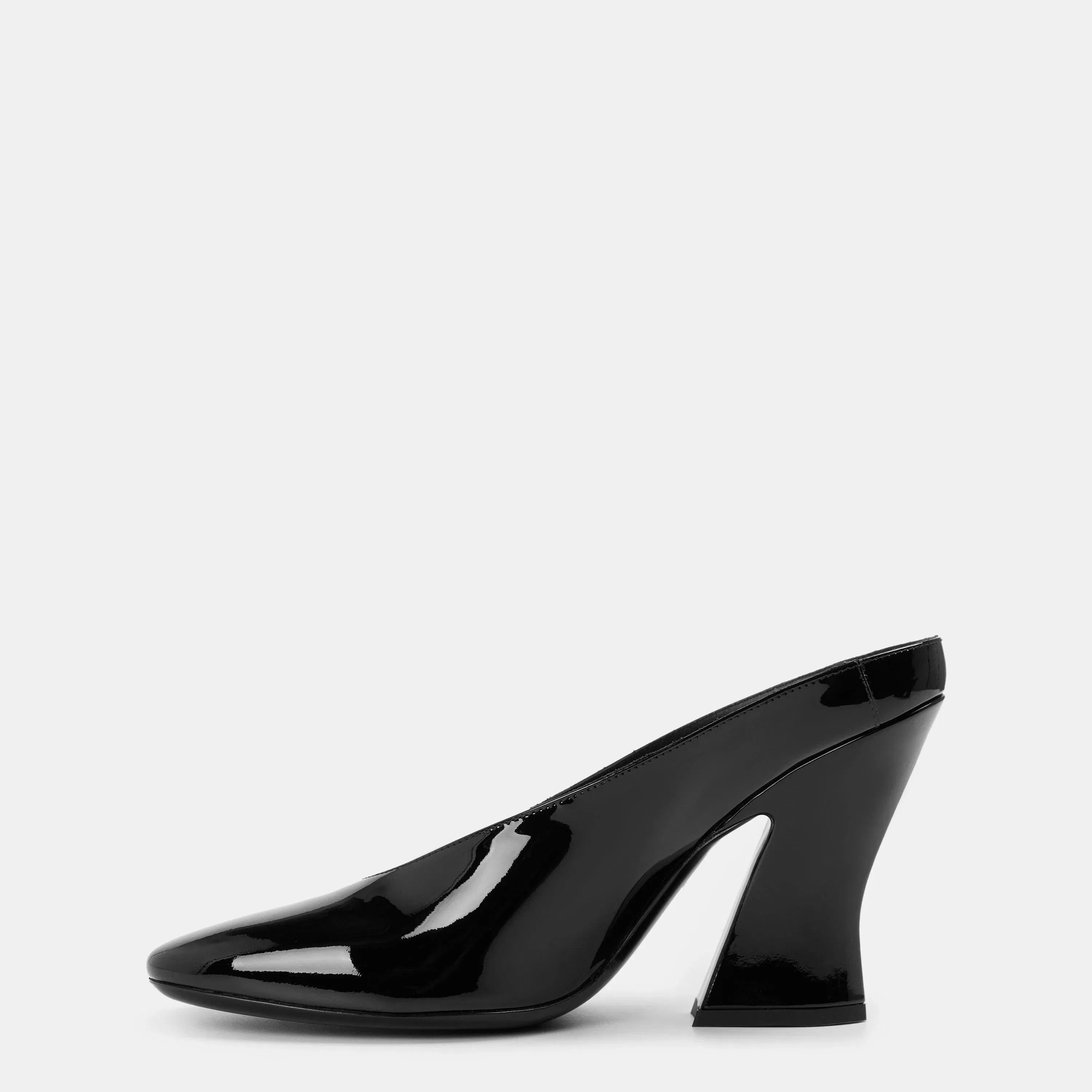 Sculpted Heeled Mules