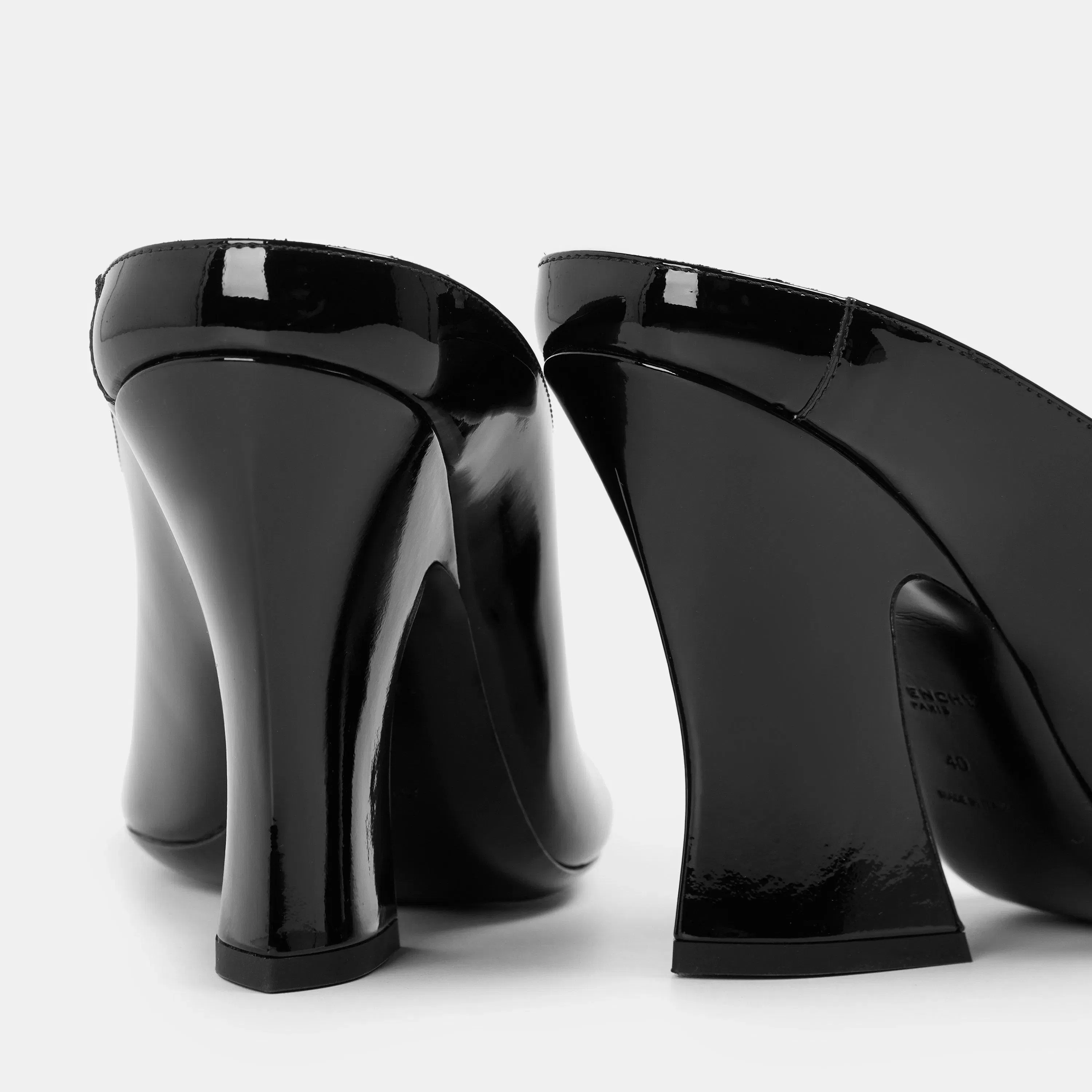 Sculpted Heeled Mules