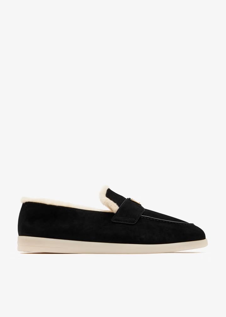 Prada Suede Black loafers