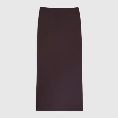 Petite Brown Premium Maxi Skirt