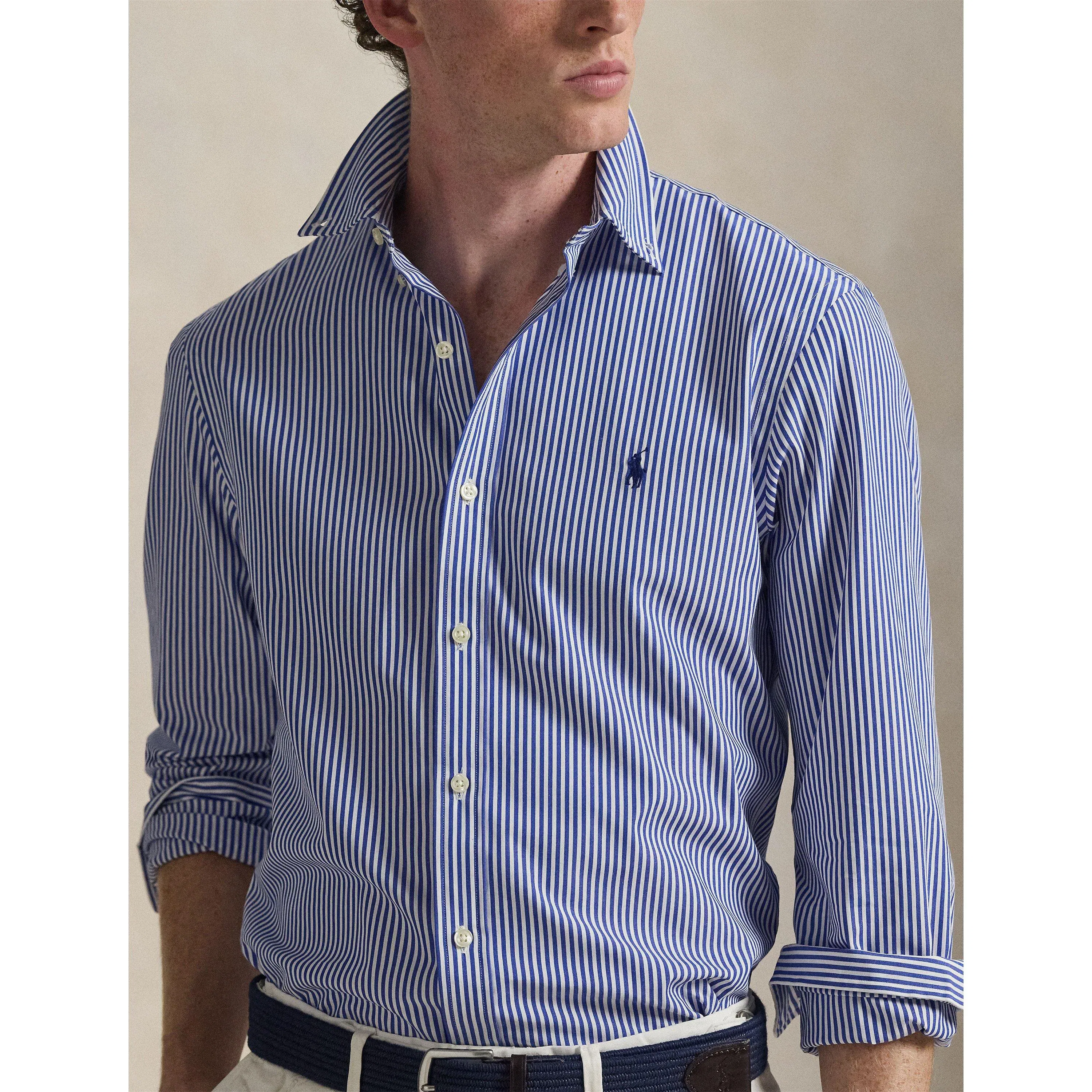 Stripe Poplin Slim Fit Shirt