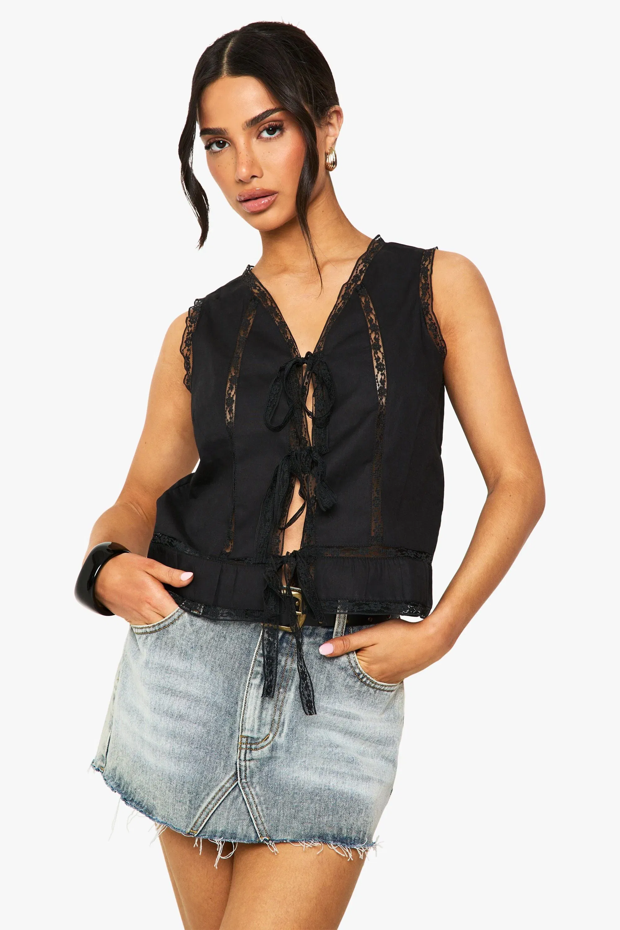 Petite Lace Trim Cami