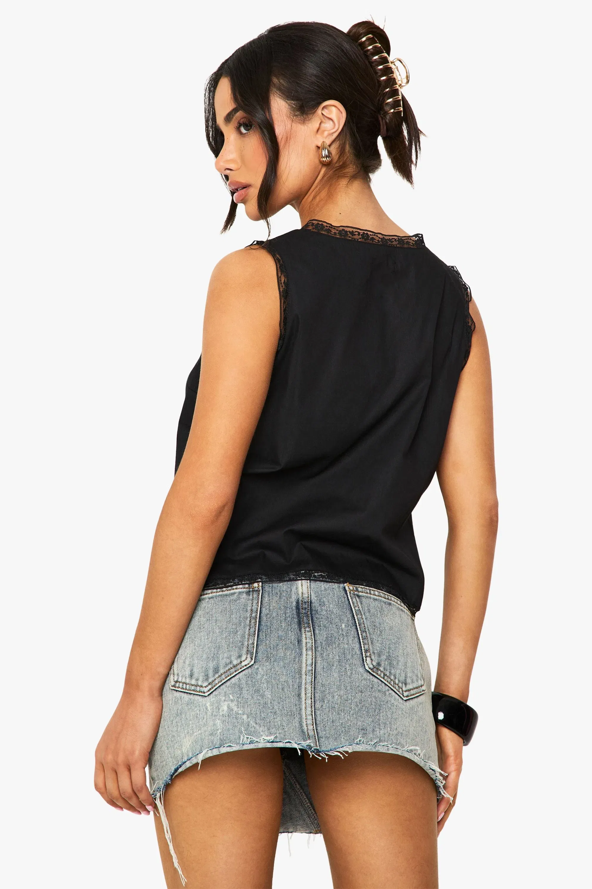 Petite Lace Trim Cami