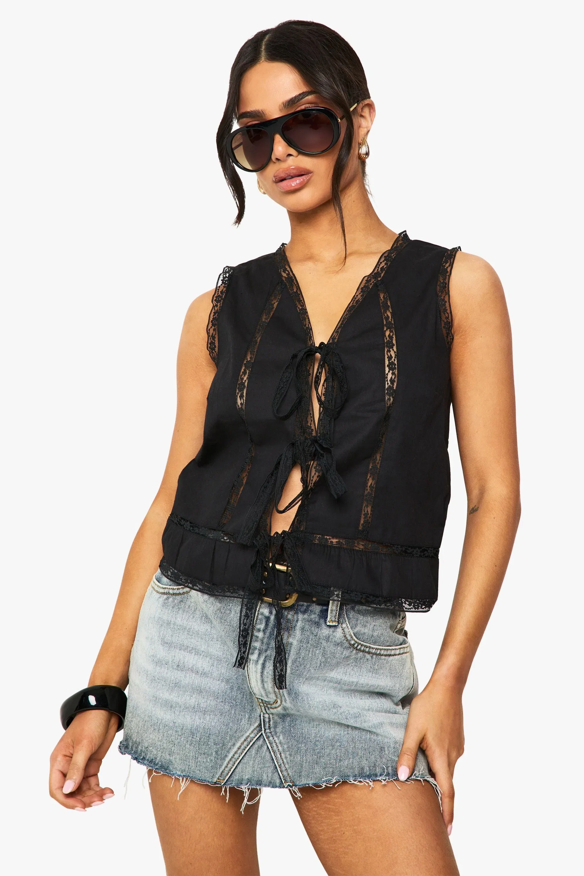 Petite Lace Trim Cami