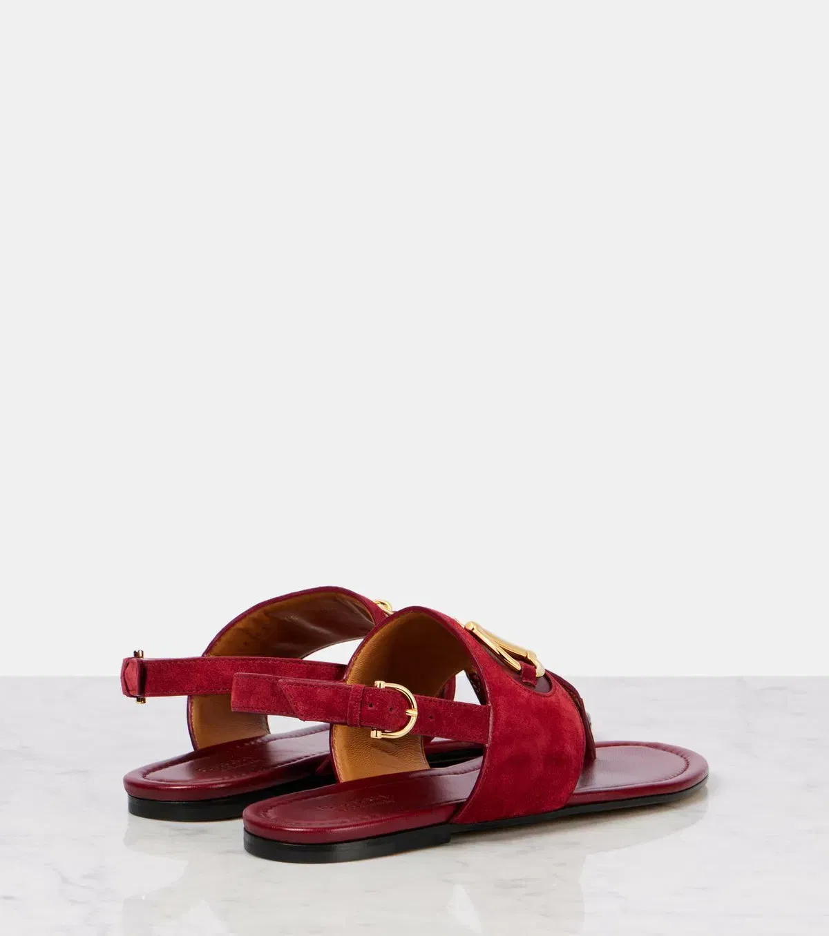 Gucci Horsebit suede thong sandals