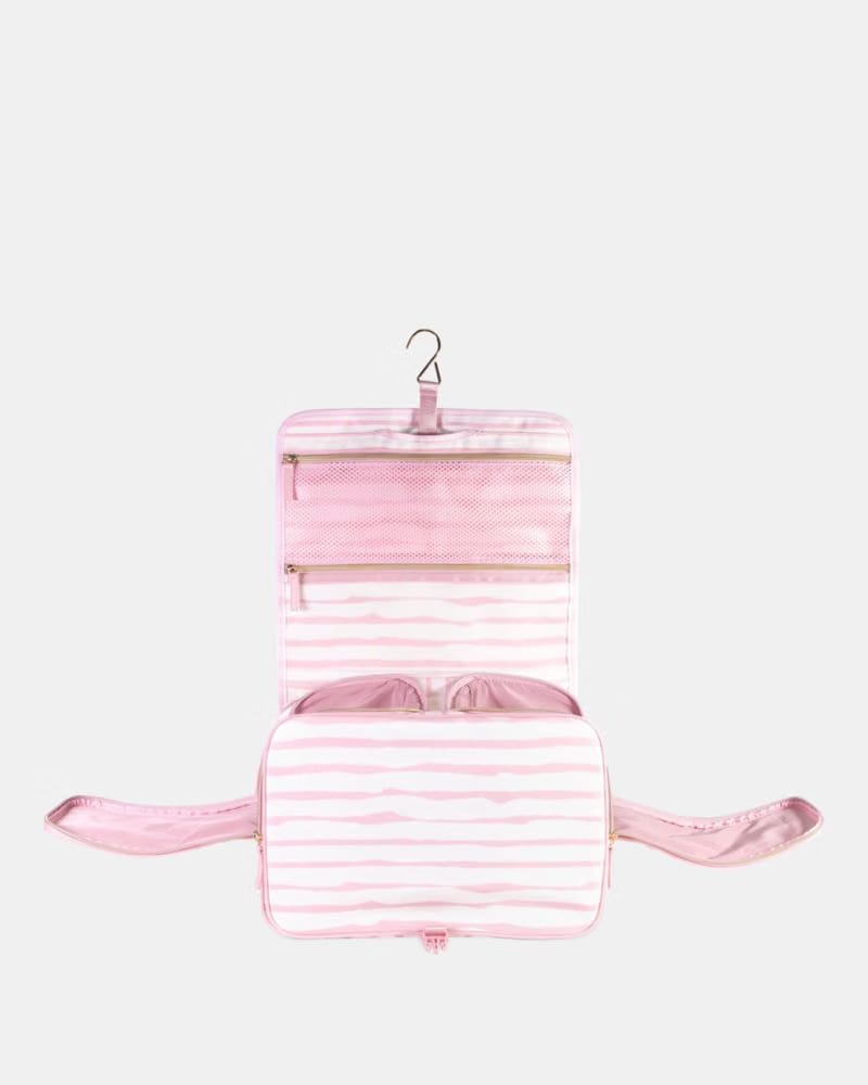 Goddess Stripe Hanging Toiletry Bag