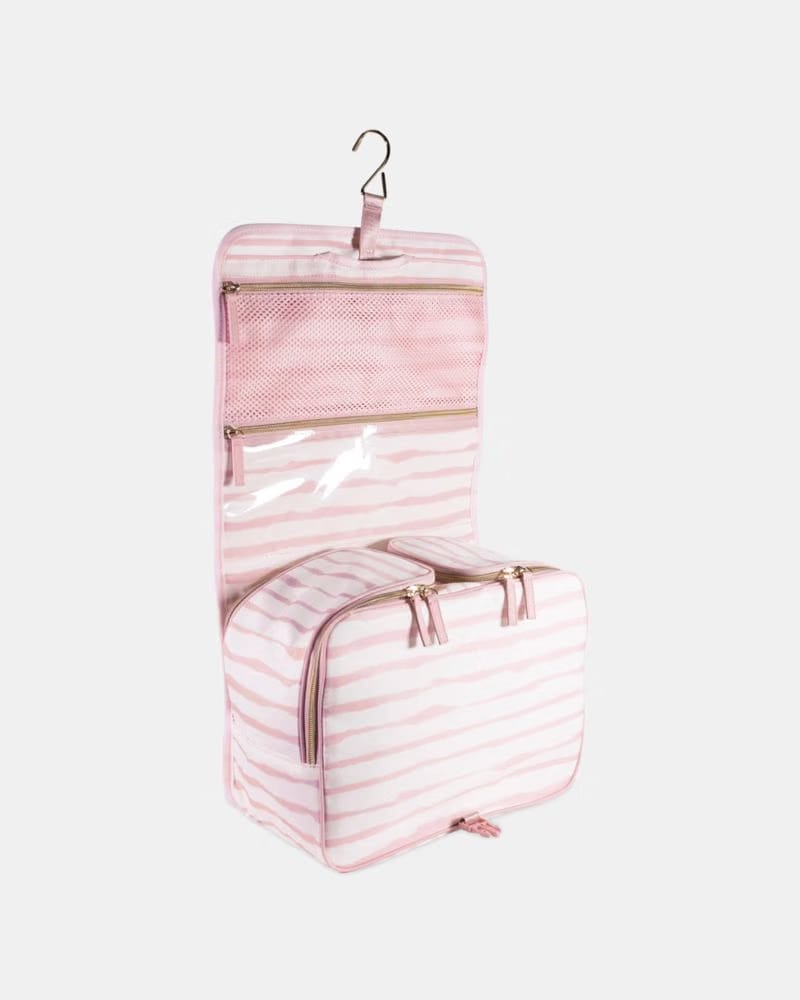 Goddess Stripe Hanging Toiletry Bag