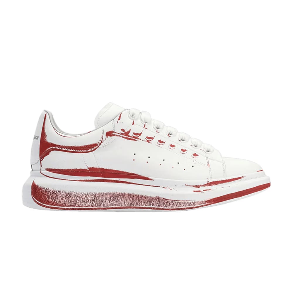 Alexander McQueen Oversized Sneaker Stamped - White Lust Red
