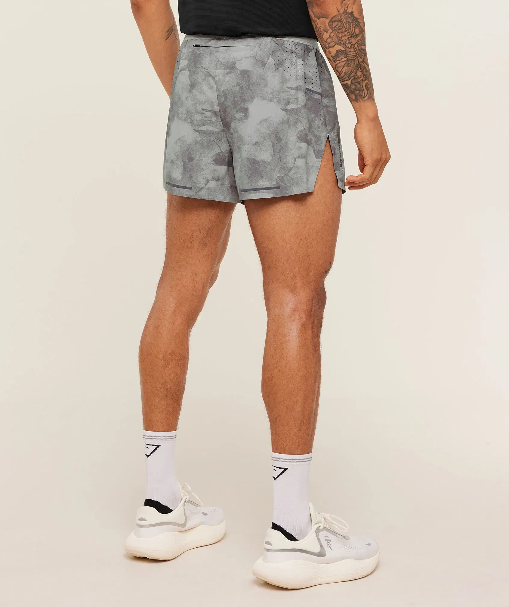 Gymshark Running Elite Race 5" Short - Smokey Grey
