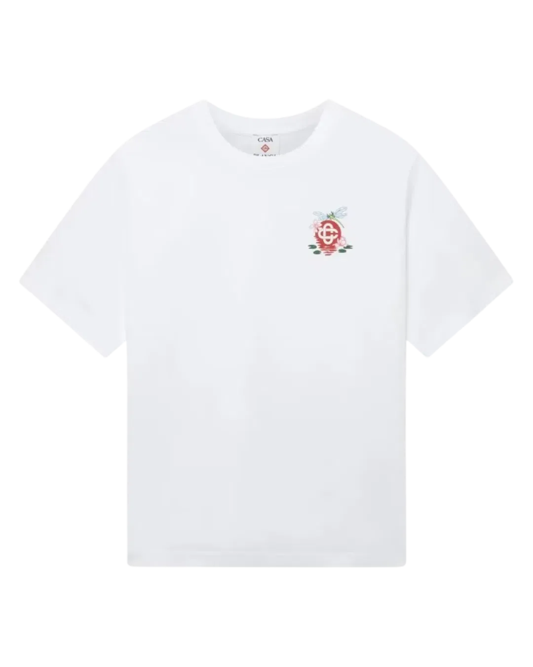 Casablanca Dragonfly Floral Oversized Short Sleeve T‑Shirt