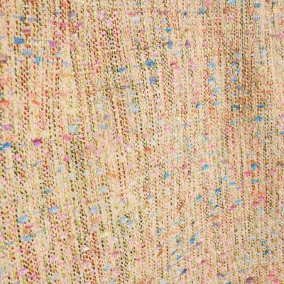 Yellow Boucle Aline Mini Skirt