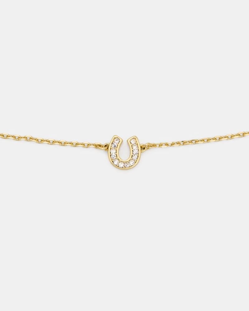 You're A Gem Pave Horseshoe Bracelet