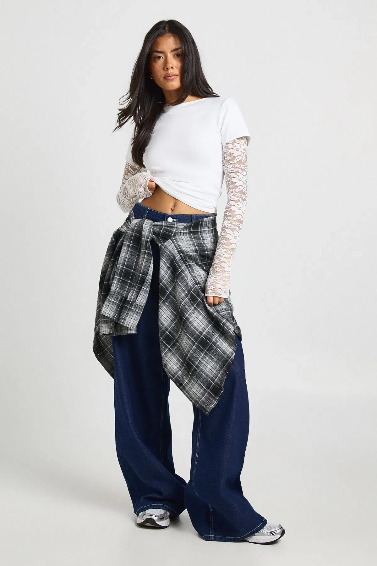 Lace Sleeved Baby T-Shirt