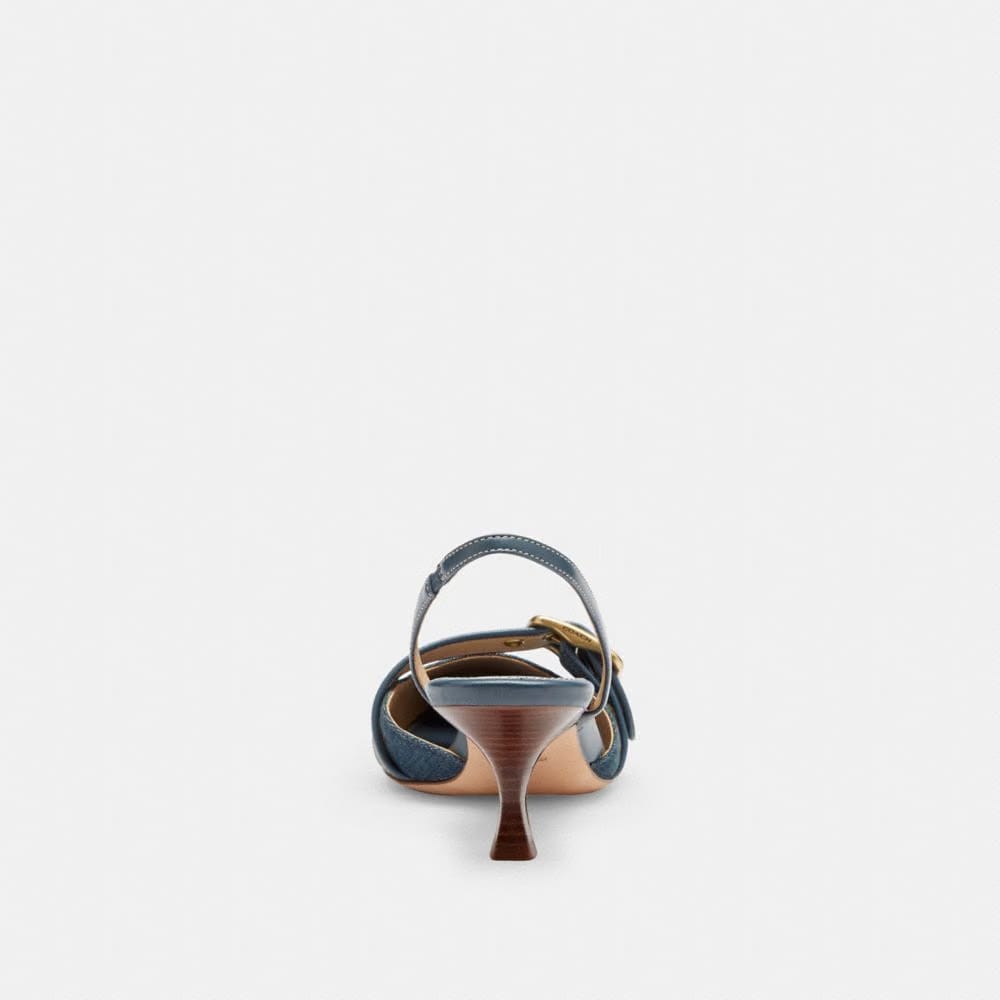 Margot Slingback In Loved Denim