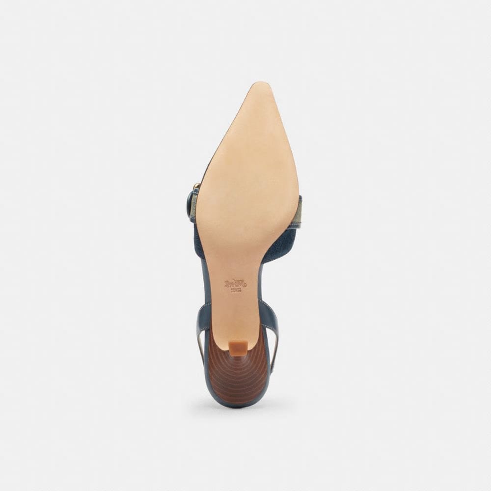 Margot Slingback In Loved Denim
