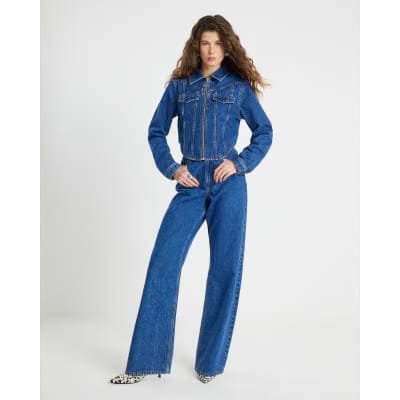Blue Denim Corset Jacket
