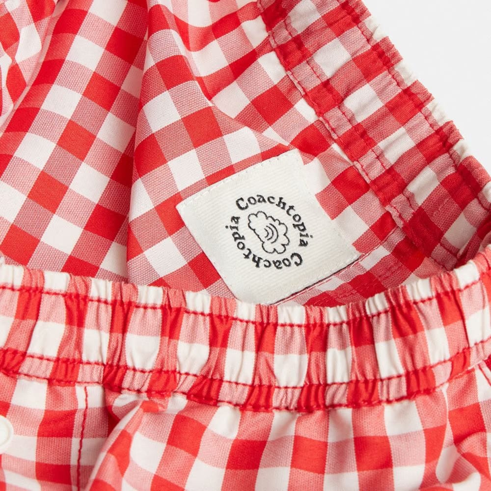Coachtopia Loop Gingham Boxer Shorts