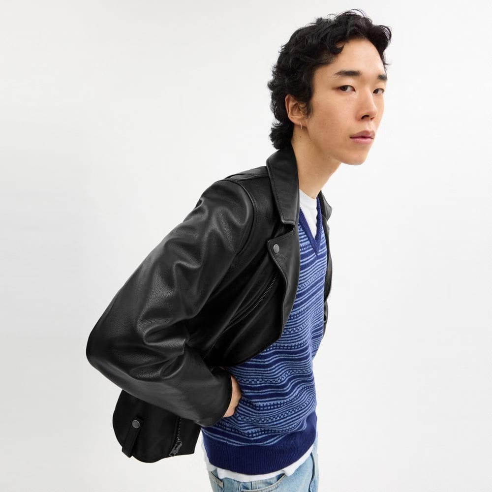 Leather Moto Jacket