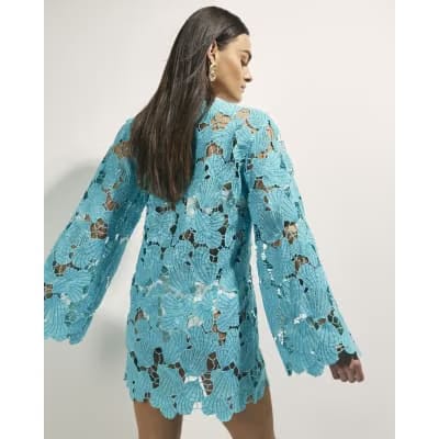 Blue Lace Shell Beach Tunic
