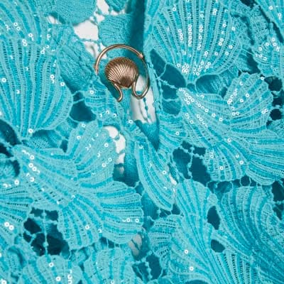 Blue Lace Shell Beach Tunic