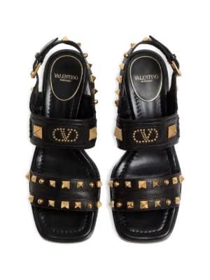 Plaster Caster leather sandals