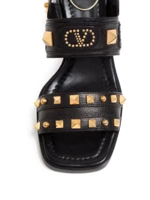Plaster Caster leather sandals
