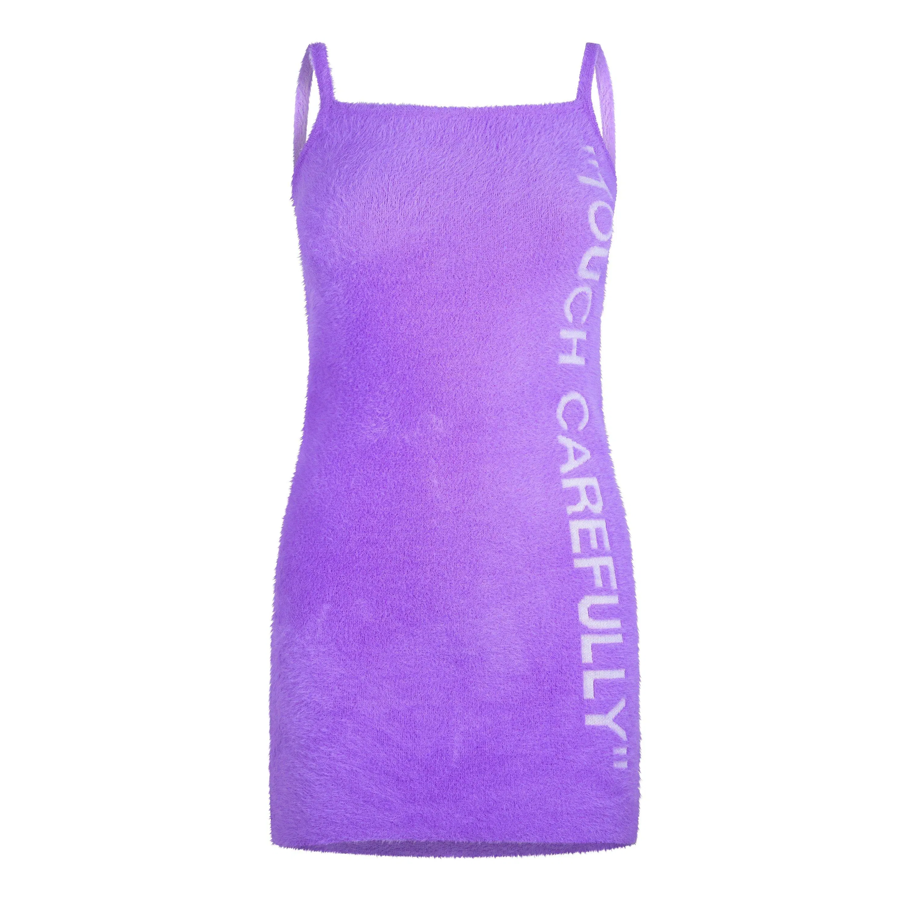 Quote Strap Structured Fit Mini Dress