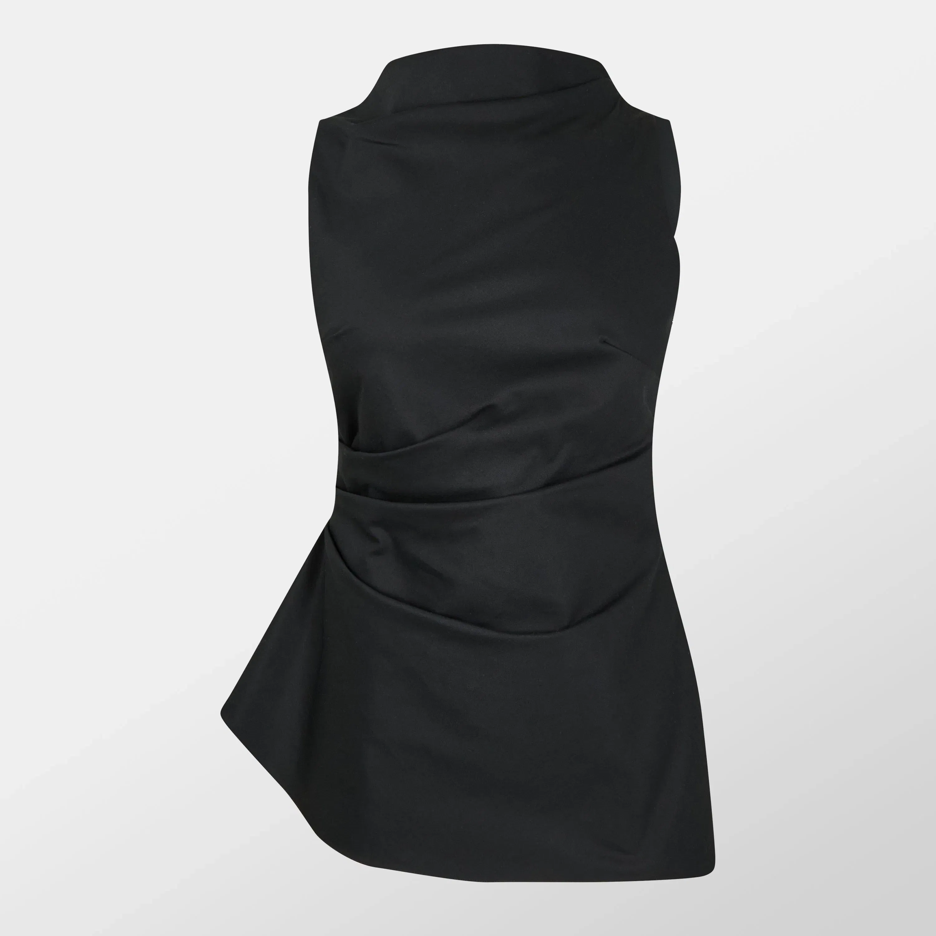 Cotton Peplum Top
