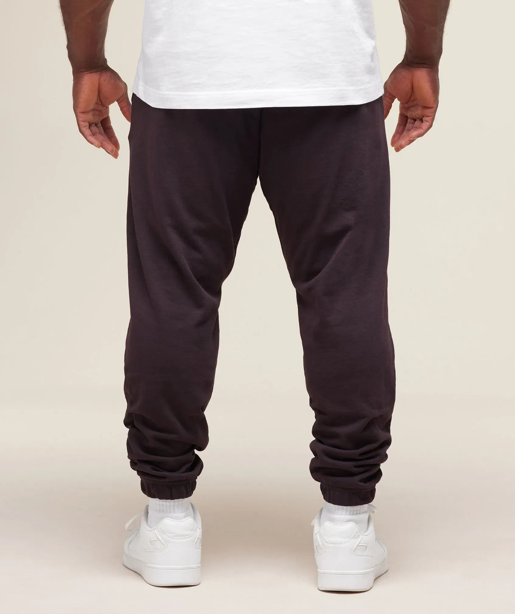 Gymshark Essential Oversized Joggers - Plum Brown