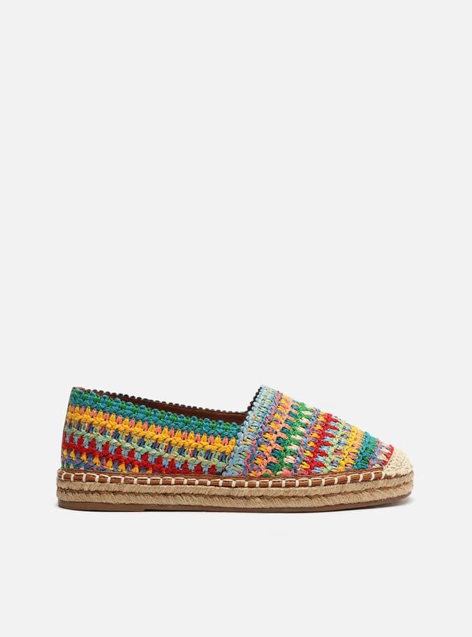 Colorful Crochet Espadrille Sandal
