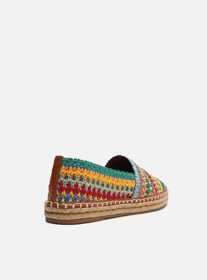 Colorful Crochet Espadrille Sandal