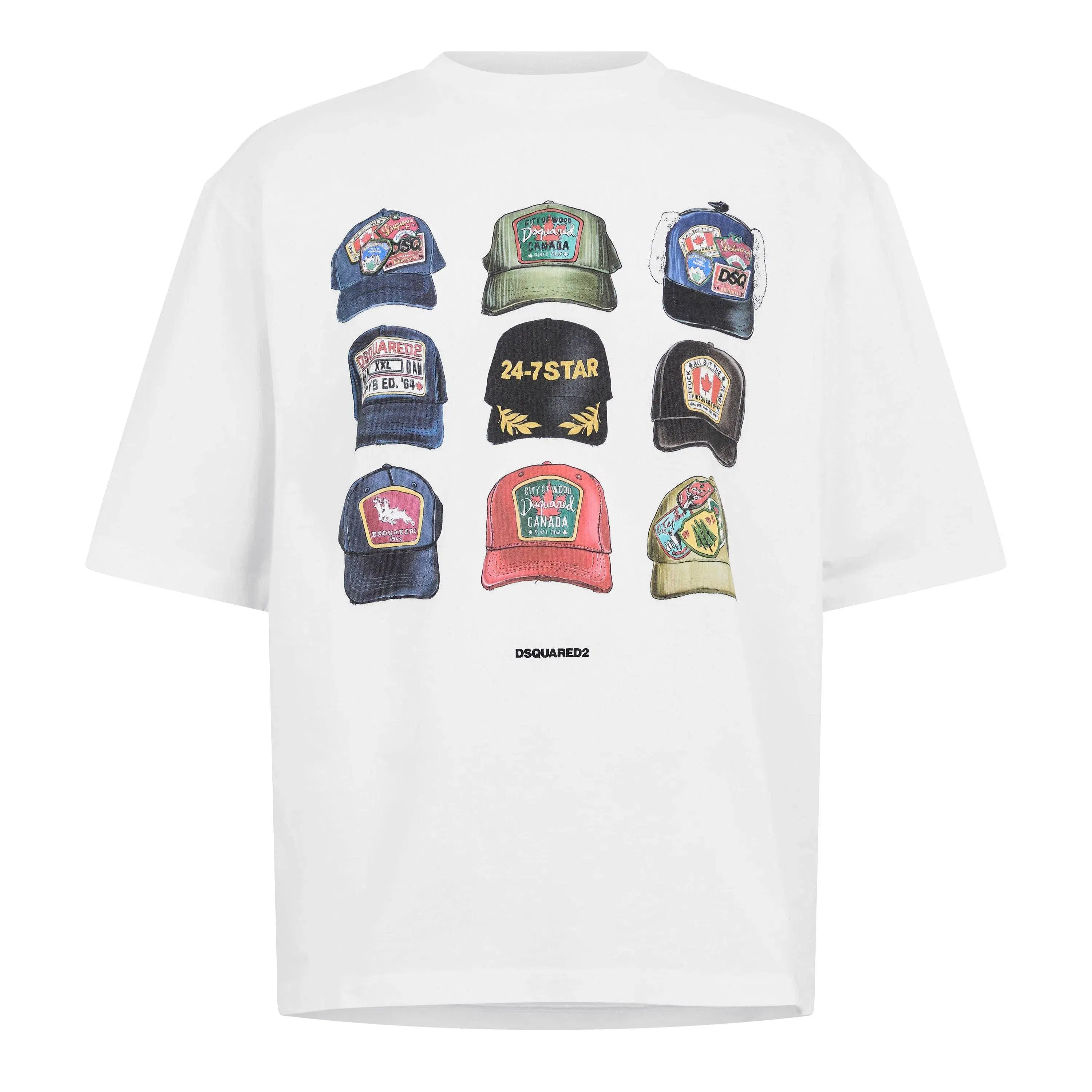 DSQ Cap Oversized T-Shirt
