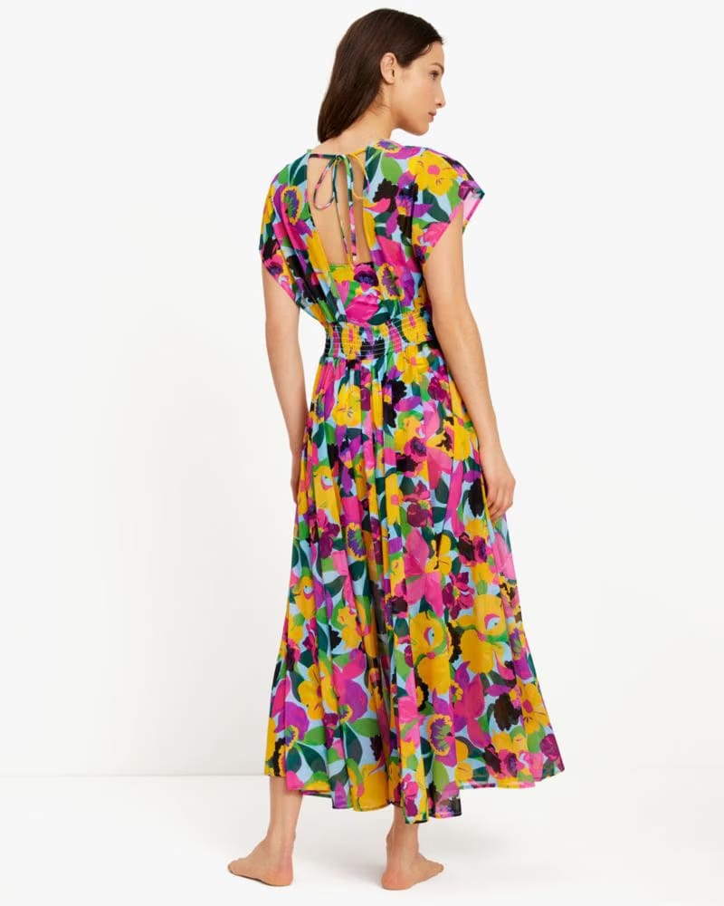 Orchid Bloom Maxi Cover Up Dress