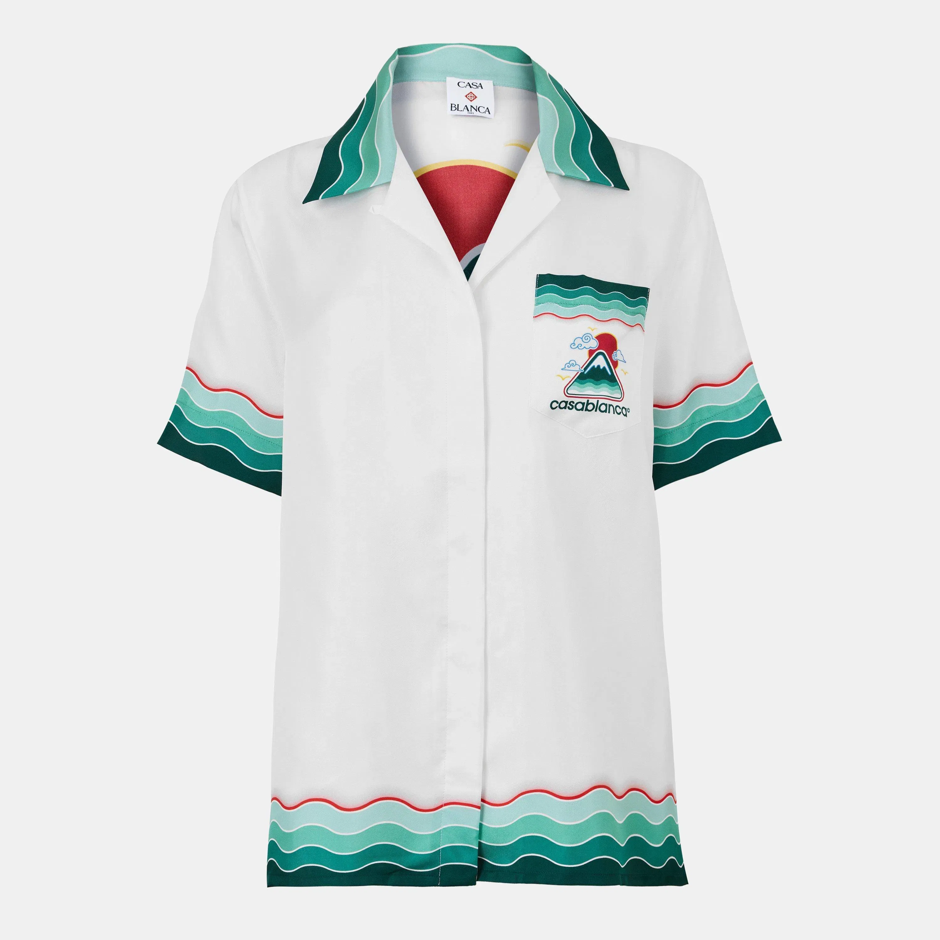 Logo Short Sleeve Bowling Shirt