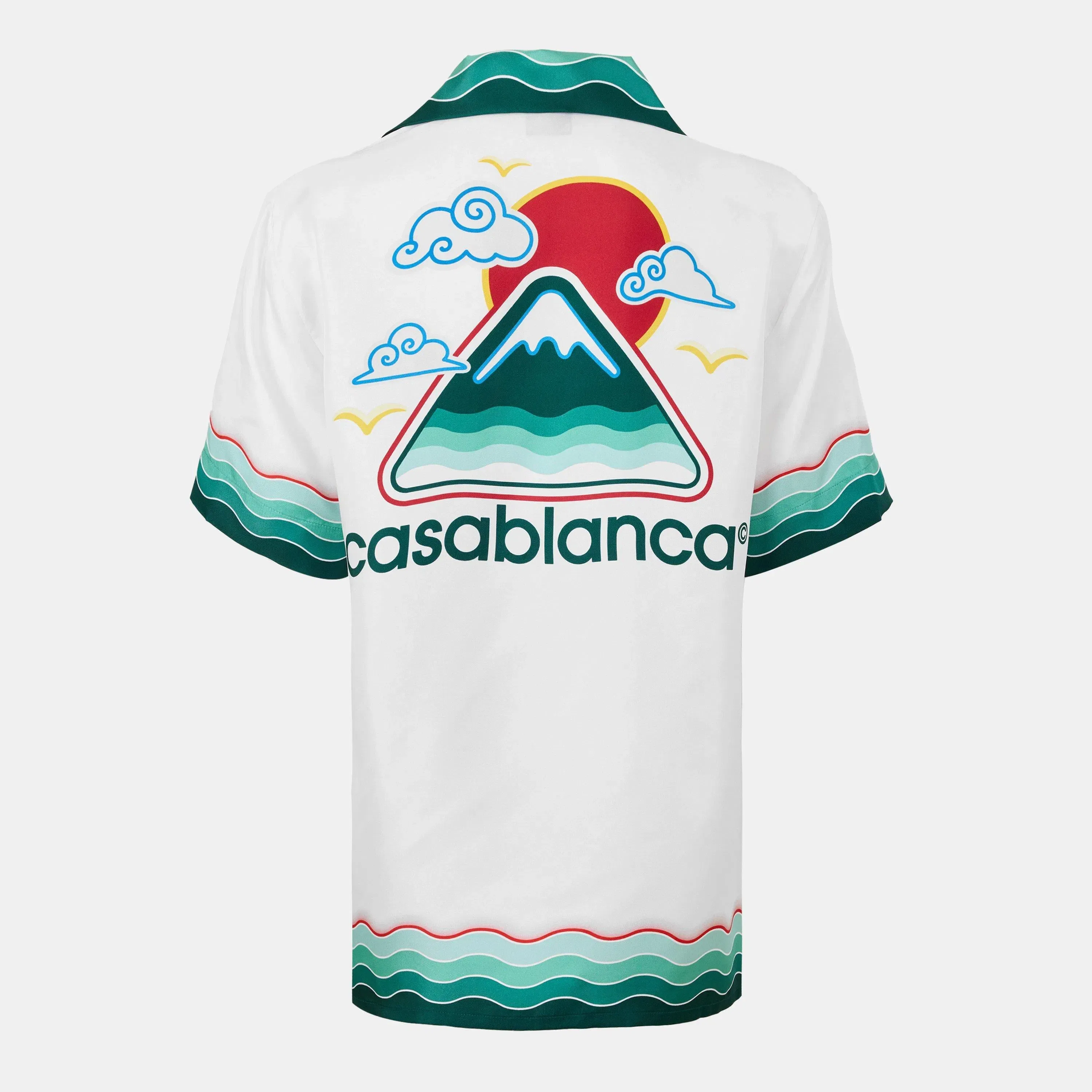 Logo Short Sleeve Bowling Shirt