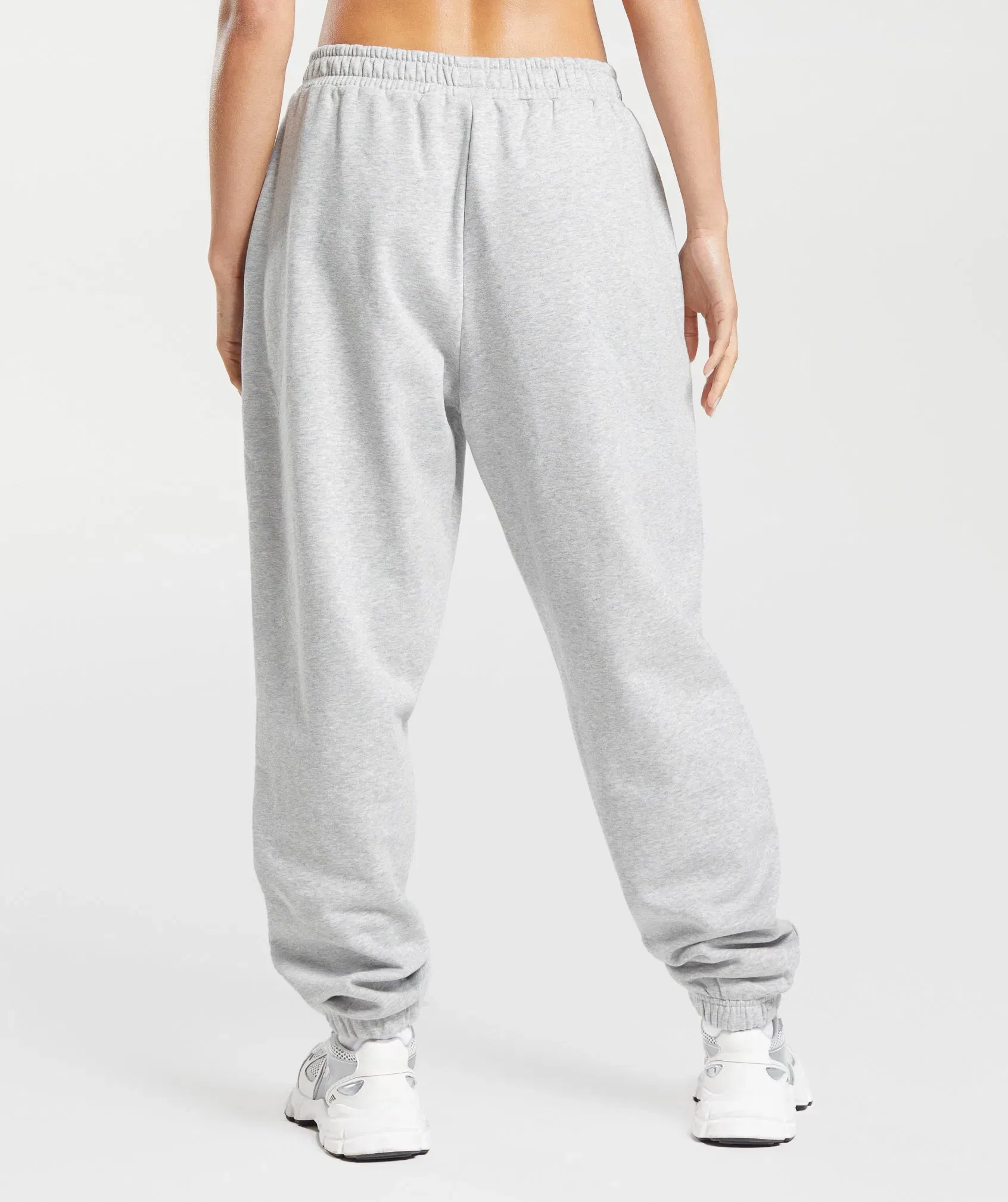 Gymshark Training Fleece Joggers - Light Grey Core Marl