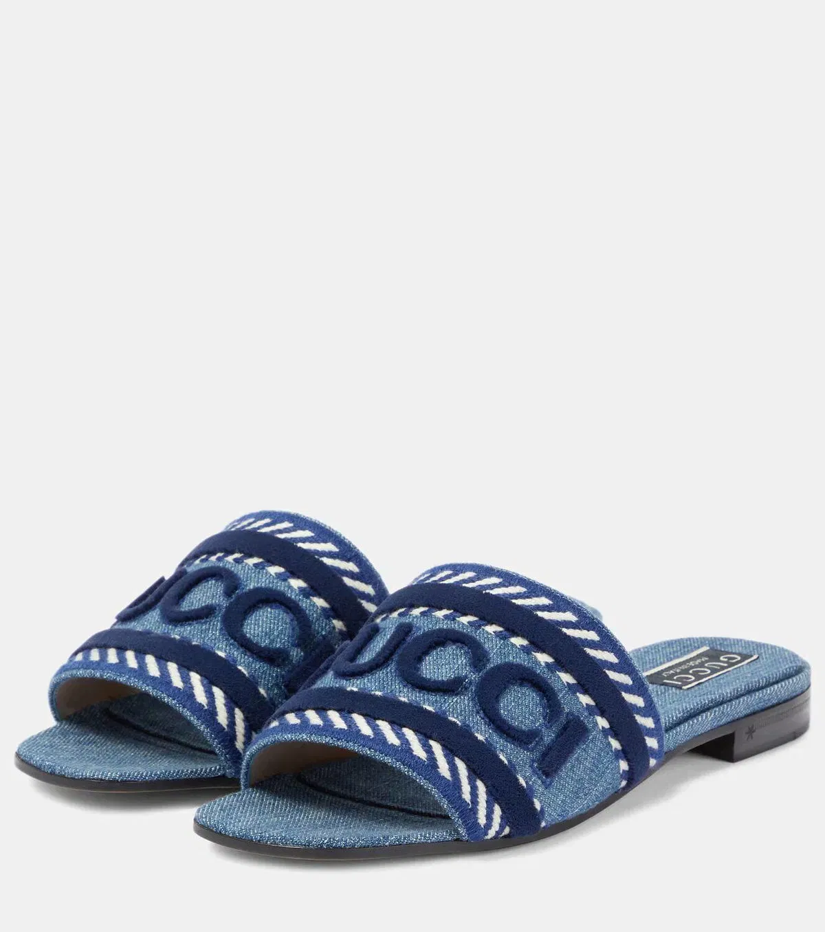 Gucci Jane denim slides