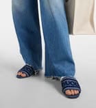 Gucci Jane denim slides