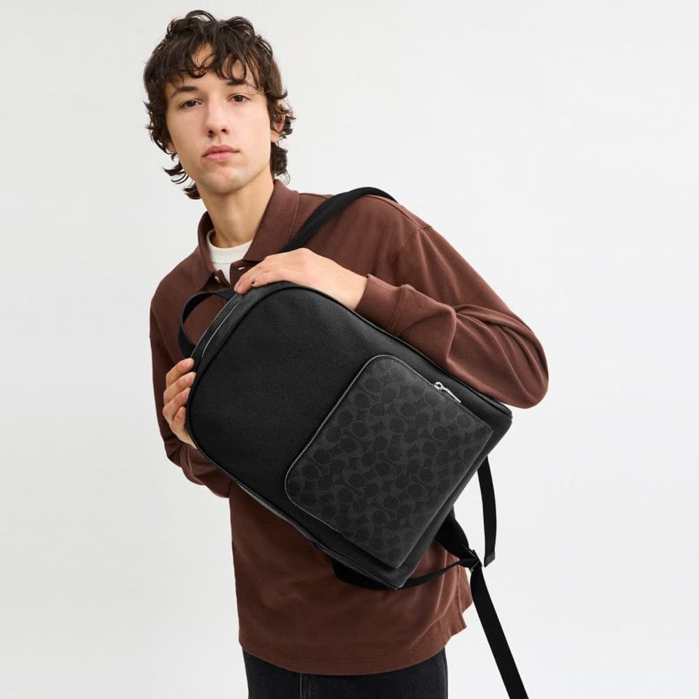 Wade Backpack In Signature Canvas
