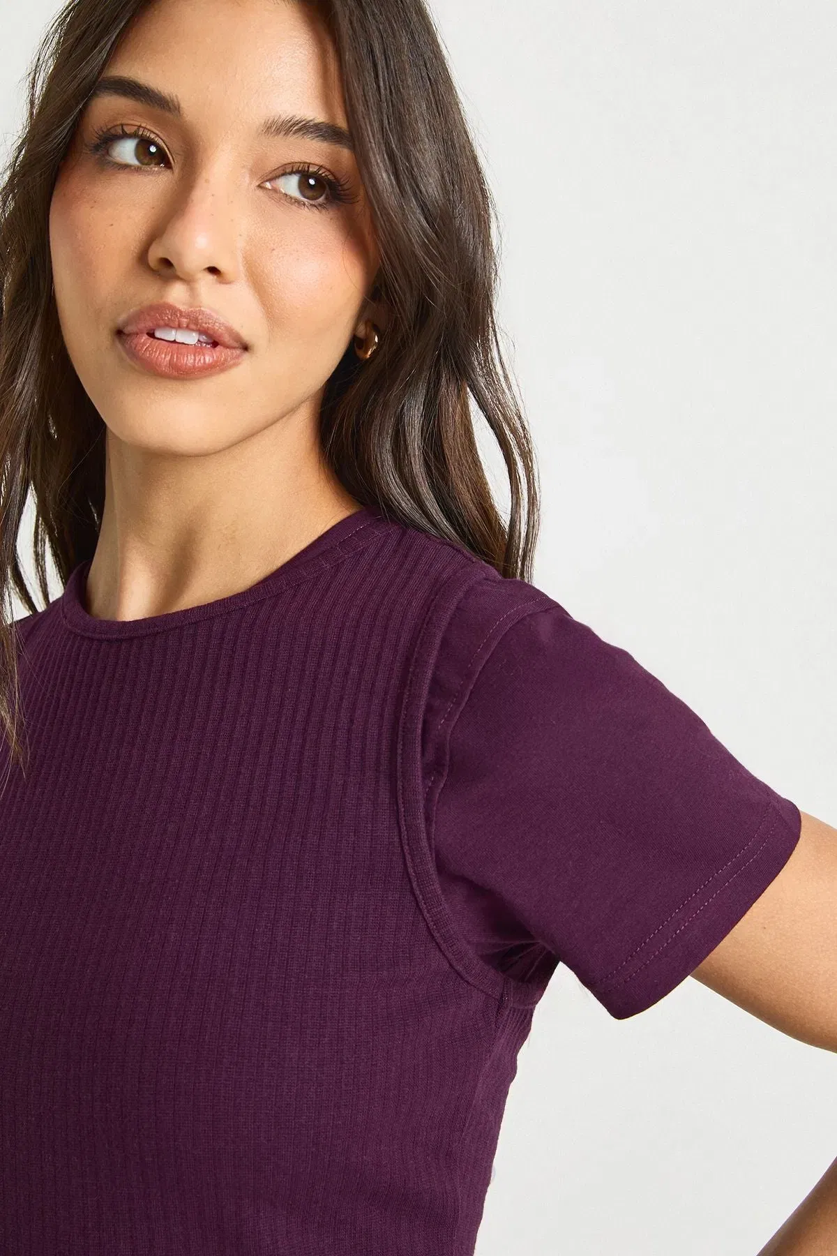 Rib Double Layer Racer Cap Sleeve Top