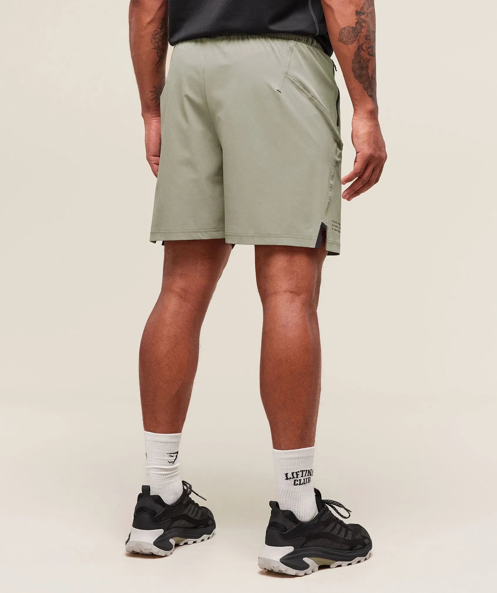 Gymshark Tactical 6" Short - Chalk Green